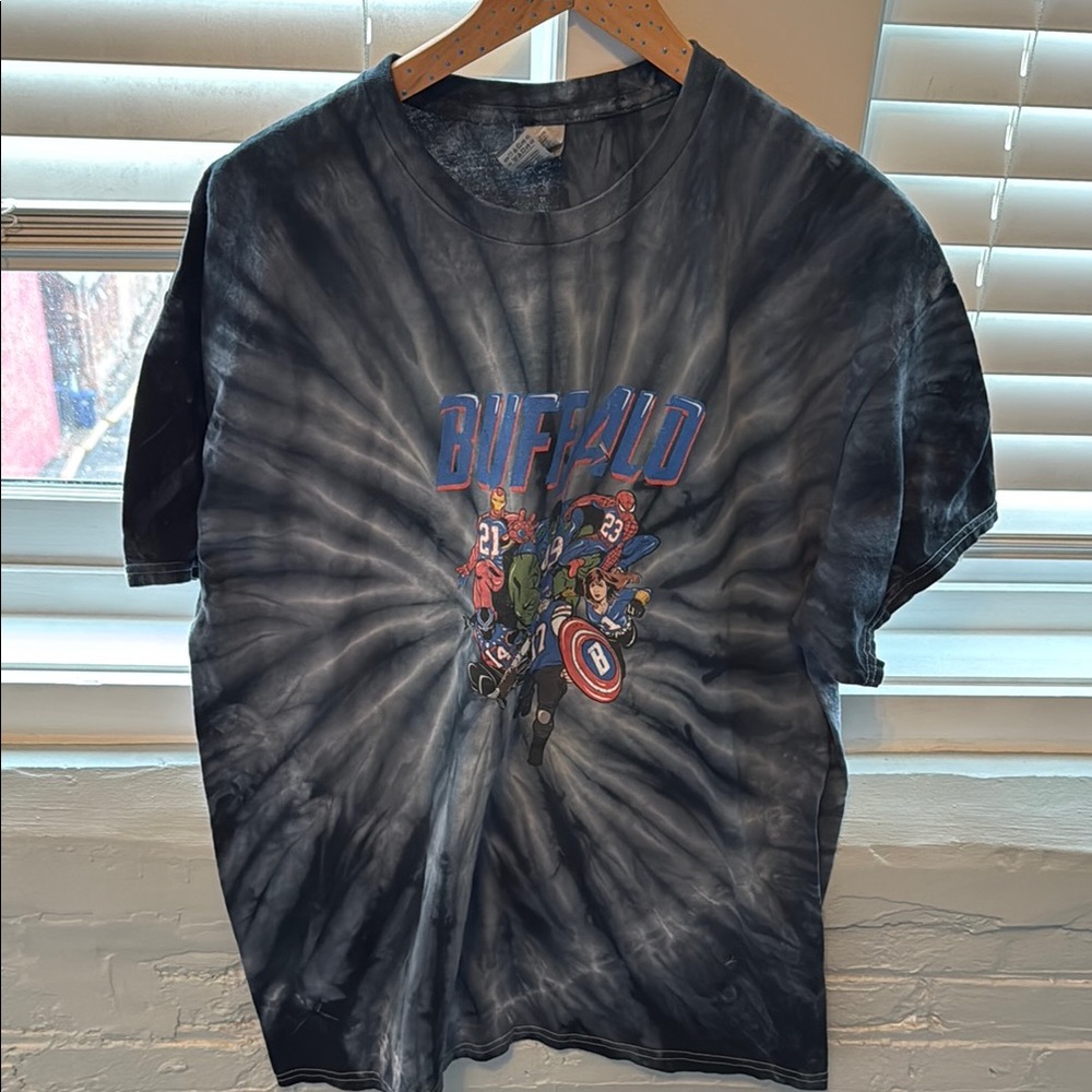 Buffalo Graphic Tie-Dye T-Shirt